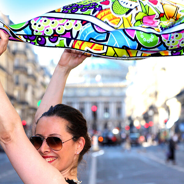 Foulards, châles et étoles de luxe pour femme